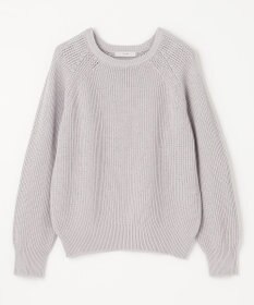 ANY 【洗濯機可/UVカット/アンチピリング】コットンメッシュニット