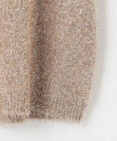 自由区 L 【洗える】フェザーラメ ベスト