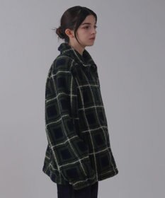 WEGO 【ユニセックス着用ITEM】ボアチェックブルゾン