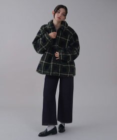 WEGO 【ユニセックス着用ITEM】ボアチェックブルゾン