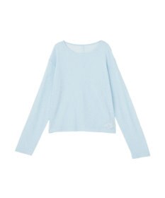 earth music&ecology シアーワッフルプルオーバー