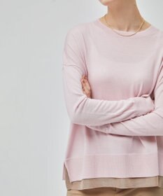 BEIGE， 【洗える】LA MONNAIE / クルーネックニット