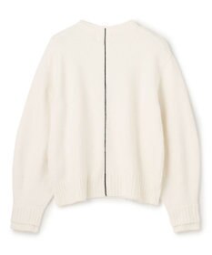 BEIGE， 【洗える】BERTAINA /  配色リンキングクルーネックニット