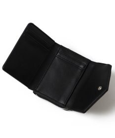 WEGO メタルリボンレターフラップウォレット