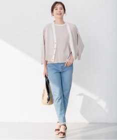 組曲 S 【アンサンブル対応可】CHAIニット バイカラーカーディガン