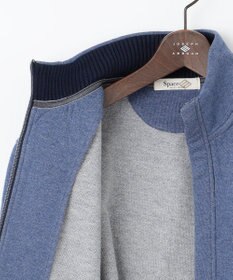 JOSEPH ABBOUD MOUNTAIN 【オーガニックコットン使用/ 柔らかな肌触り】 ハイネックジップ ブルゾン