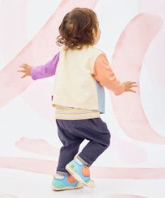 MIKI HOUSE HOT BISCUITS 【80-120cm】【Everyday Series】天竺素材 ワンポイントカーディガン