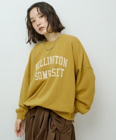 Green Parks オーバーサイズロゴ裏毛プルオーバー