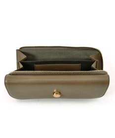 UNBILLION ペルケ perche ジェムストーンヒネリかぶせ長財布