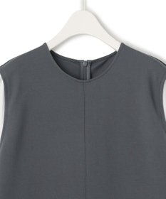 ICB L 【WEB限定・洗える】ストレッチポンチ ドッキングワンピース