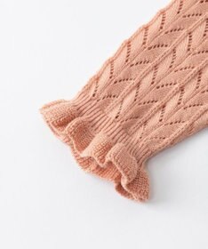 TRICOTE ヘリンボーン柄ロンパース