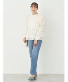 earth music&ecology マジョリカプリーツブラウス