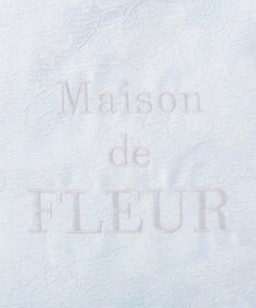 Maison de FLEUR ブランドロゴ刺繍ジャカードスクエアトート
