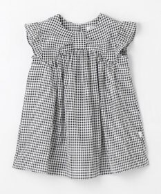 組曲 KIDS 【100㎝】ギンガムサッカー ワンピース