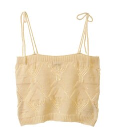 earth music&ecology ＳＥＴ２点刺繍ビスチェ＋カーディガン