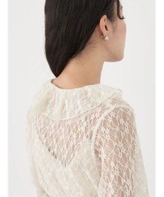 earth music&ecology ポコポコレースブラウス