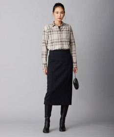 ICB 【洗える】コットンカポックチェック シャツ