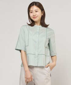 J.PRESS LADIES S 【WEB限定カラーあり・一枚で着映え】ラミー ポプリン ボクシーシャツ