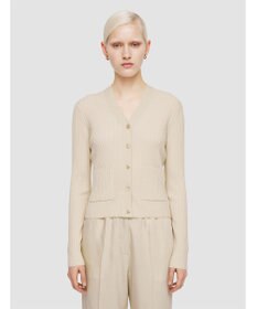 JOSEPH 【洗える】ファインリブメリノ　カーディガン