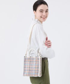 LeSportsac WOVEN MINI N/S TOTE/マルチメッシュサンド