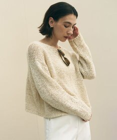 UNFILO L テープヤーンニット プルオーバー