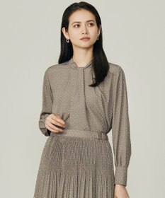 自由区 【カタログ掲載・セットアップ対応】ライトサテン ブラウス