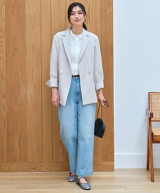 ANY L 【セットアップ着用可】イージーケアライトストレッチダブルジャケット