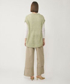 GRACE CONTINENTAL フィルムヤーンニットベスト