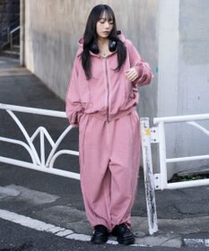 WEGO 【ユニセックス着用ITEM/MLサイズ展開】スウィッチングZIPパーカー