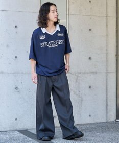 WEGO 【ユニセックス着用ITEM/MLサイズ展開】ドロストゲームシャツプルオーバー