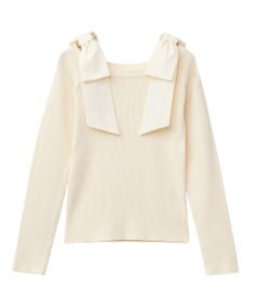 Green Parks ・ｓｗｉｎｇ　ｂｙ　ショルダーリボンプルオーバー