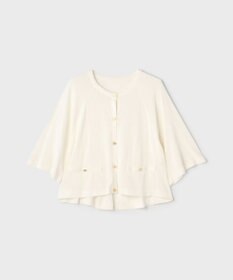 GRACE CONTINENTAL ハイツイストコットンカーディガン