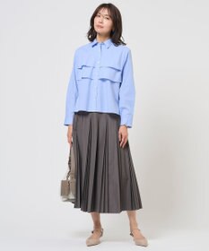J.PRESS LADIES S 【WEB限定カラーあり】TC ライトタンブラー プリーツ スカート