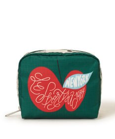 LeSportsac SQUARE COSMETIC/LSSタイポグラフィコスメティック