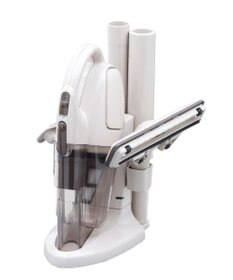 YAMATO テーブル＆キッチン 【TWINBIRD】コードレスハンディークリーナーサットリーナサイクロンff(フォルテッシモ) セピアアイボリー  HC-5247VO