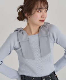 Green Parks ・ｓｗｉｎｇ　ｂｙ　ショルダーリボンプルオーバー