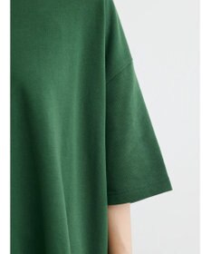 Green Parks ミニ裏毛バックカシュクール半袖チュニック