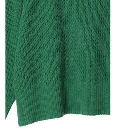 Green Parks ｍｏｋｏモール畦編みモックネックプルオーバー