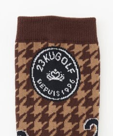 23区GOLF 【WOMEN】チェック柄 レギュラーソックス