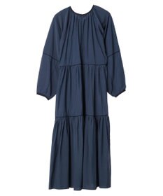 Green Parks armonia. ティアード配色パイピングワンピース