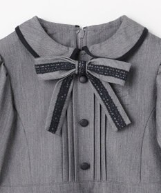 組曲 KIDS 【110-140㎝】 クラシカルグレーワンピース