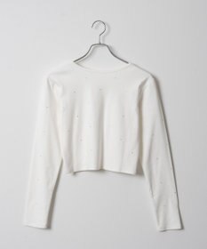 WEGO ラインストーンドットロンT