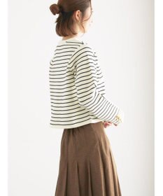 Te chichi レタードポケットジャケットカーディガン