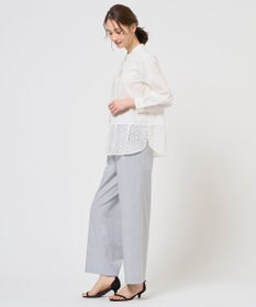 J.PRESS LADIES L エニーブロード レース ブラウス