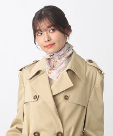 MOONBAT 【WEB限定】PAUL & JOE ACCESSOIRES シルクシフォンスカーフ 58×58cm