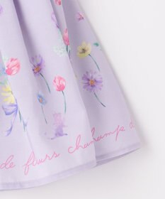 ANY KIDS フラワー ブーケ プリント スカパン