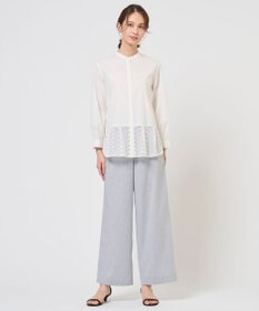 J.PRESS LADIES L エニーブロード レース ブラウス