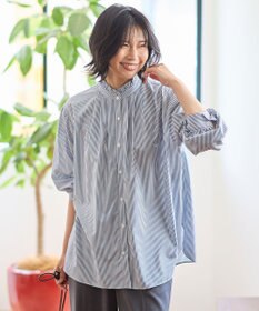 ANY スタンドネックブラウス