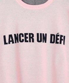 UNFILO スポンジニット ロゴジャガード