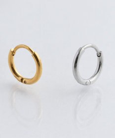 Phoebe 【金属アレルギー対応】ミニフープピアス(片耳)/サージカルステンレス シルバー